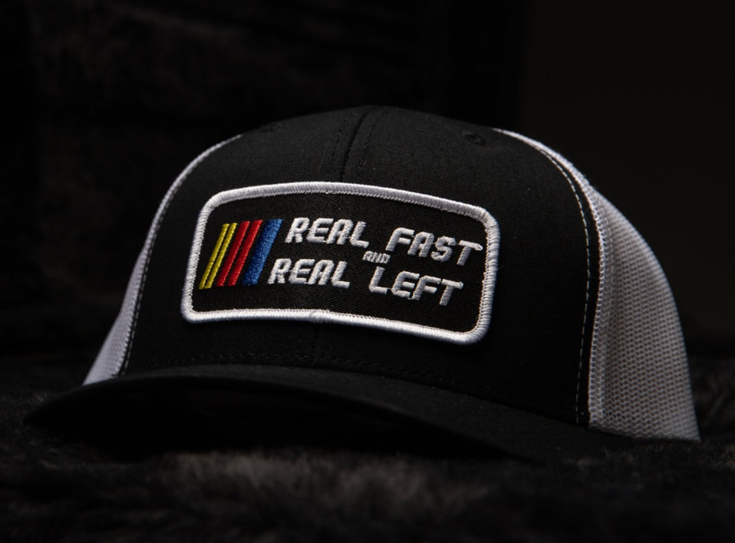 Black/White 6 Panel SnapBack - Whiskey Road Hat Company