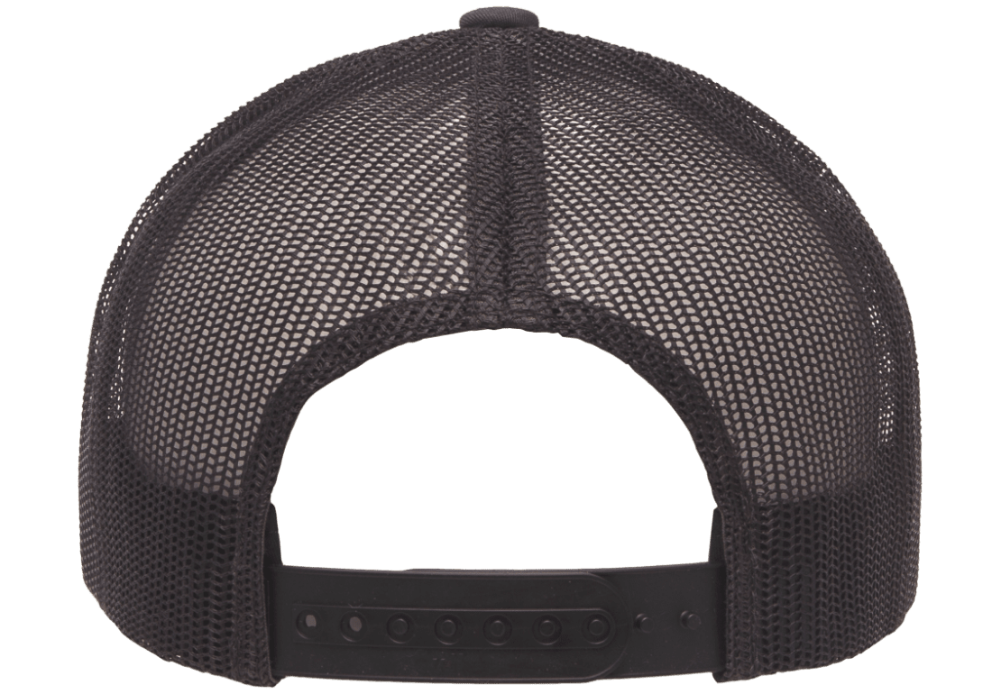 Charcoal 5-Panel Snapback - Whiskey Road Hat Company