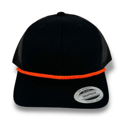 Youth Black 6-Panel