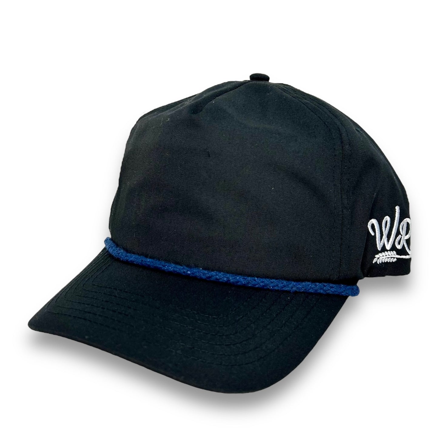 All Black Unstructured Hat