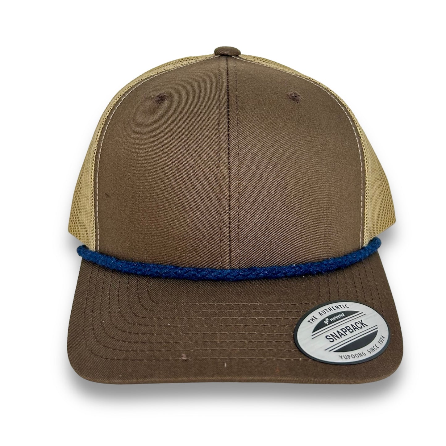 Brown/Khaki Snapback - Whiskey Road Hat Company