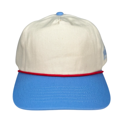 Blue/White Retro Snapback
