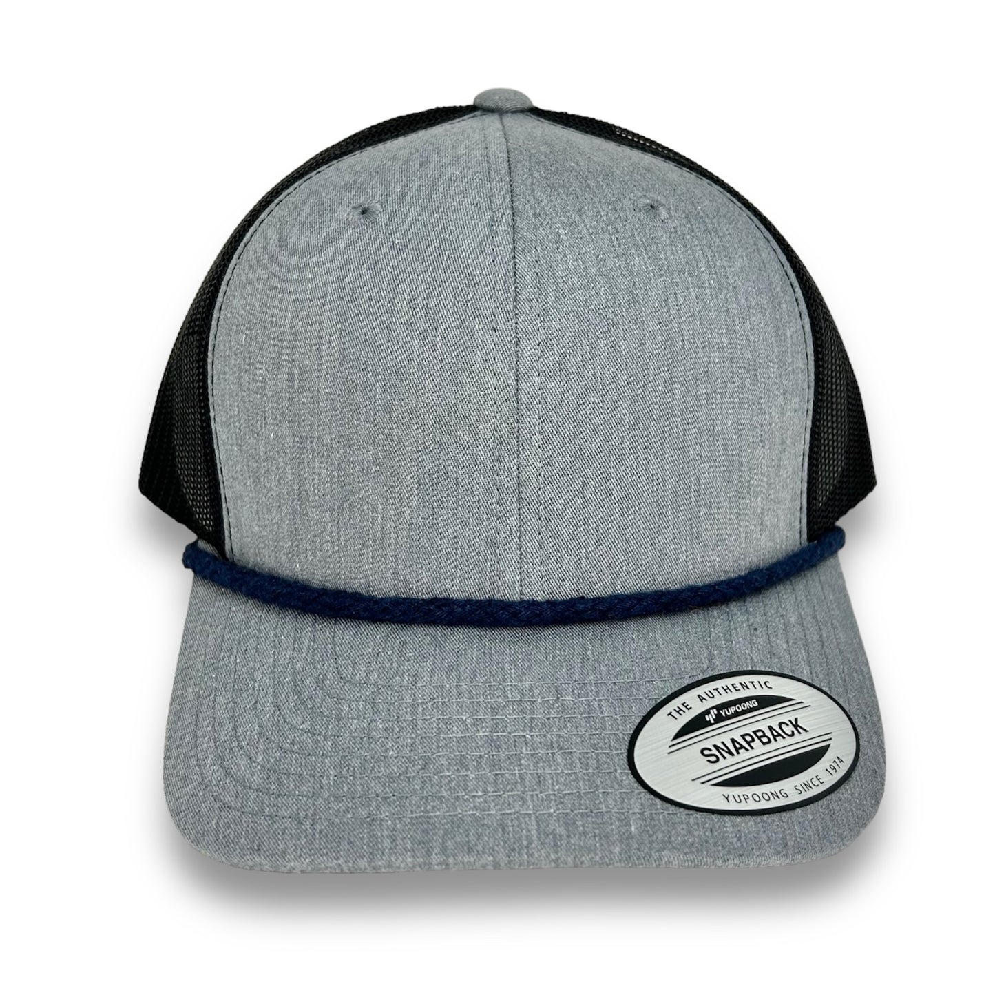 Heather/Black Snapback - Whiskey Road Hat Company