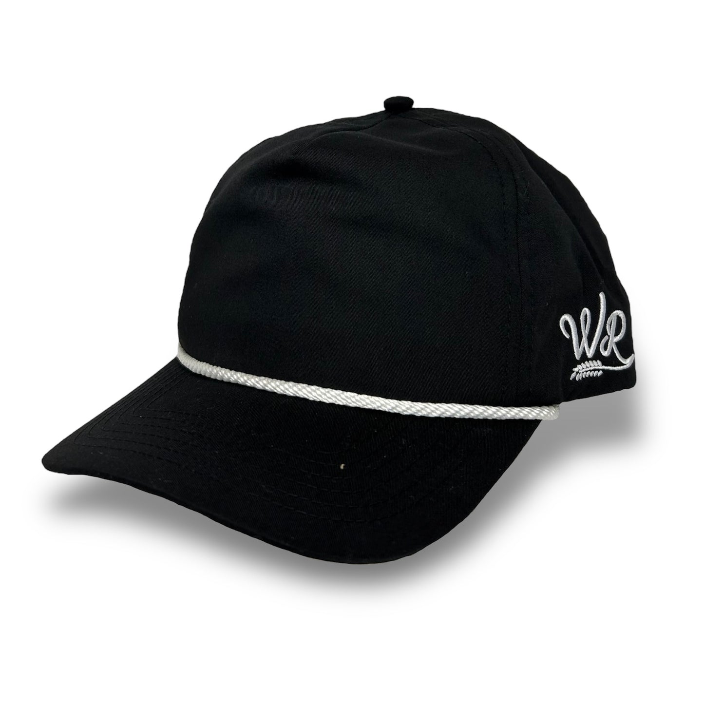 All Black Unstructured Hat