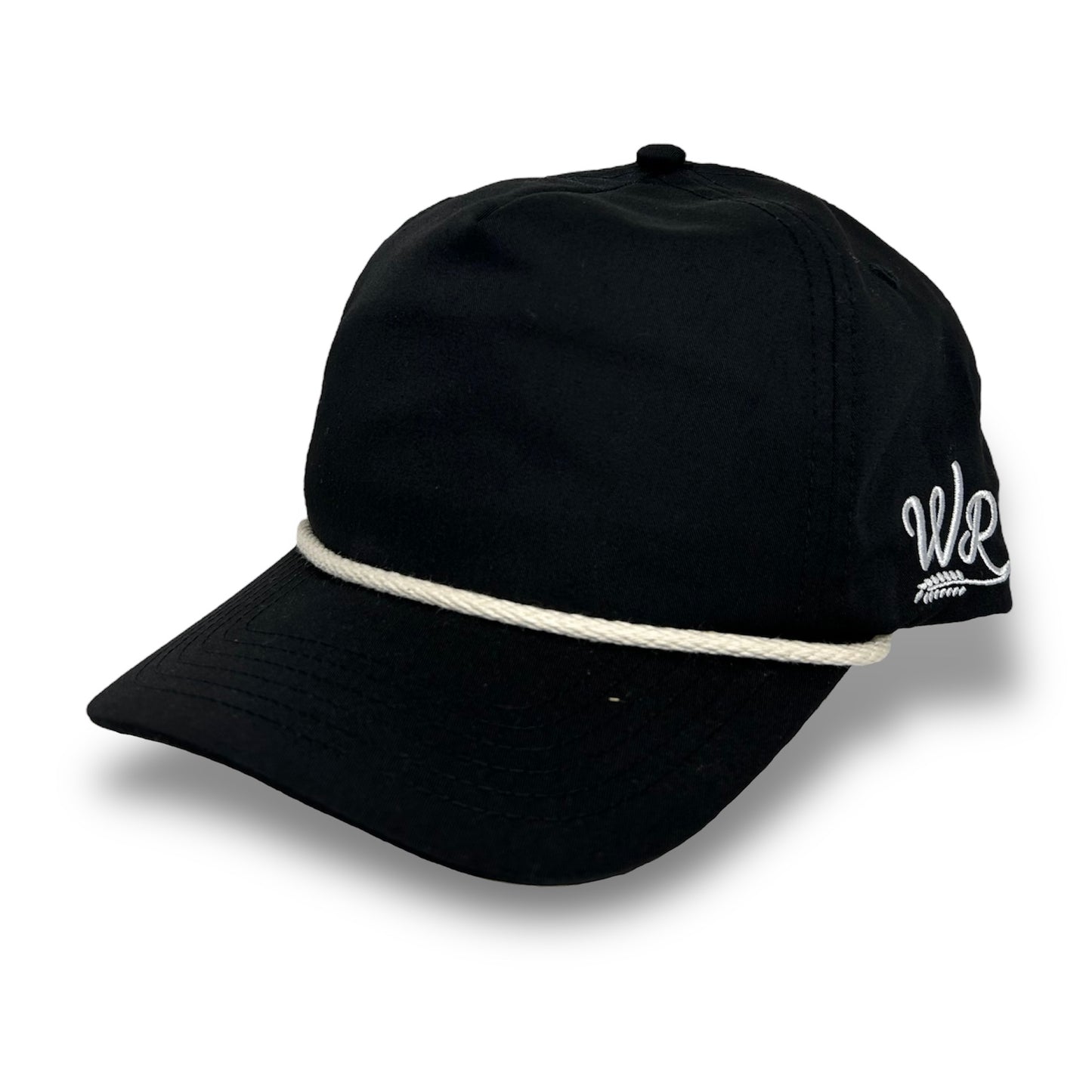 All Black Unstructured Hat