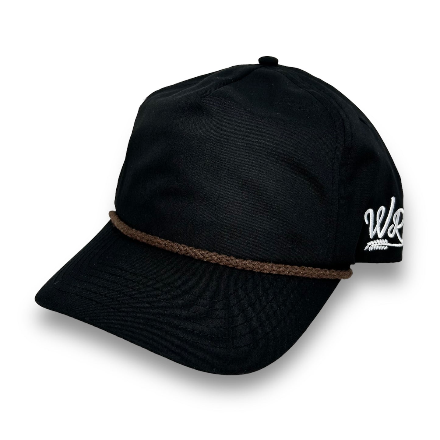 All Black Unstructured Hat