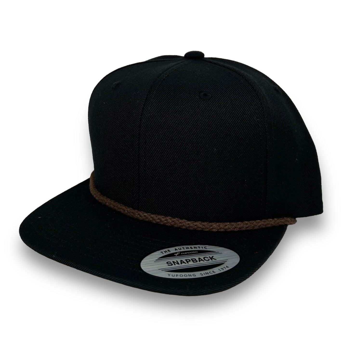 Black/Green Flat Bill Snapback