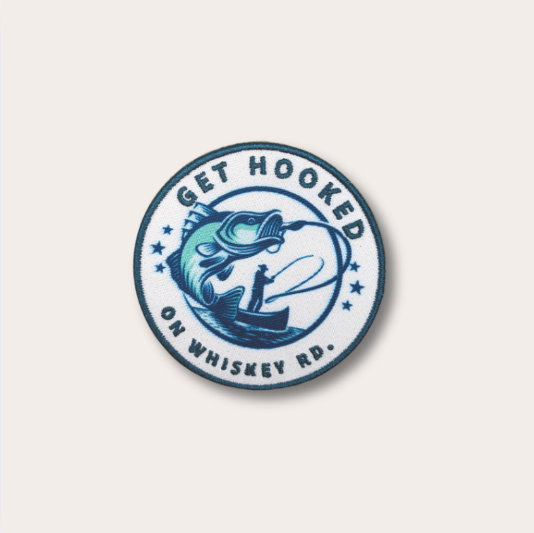 Get Hooked on Whiskey Road patch