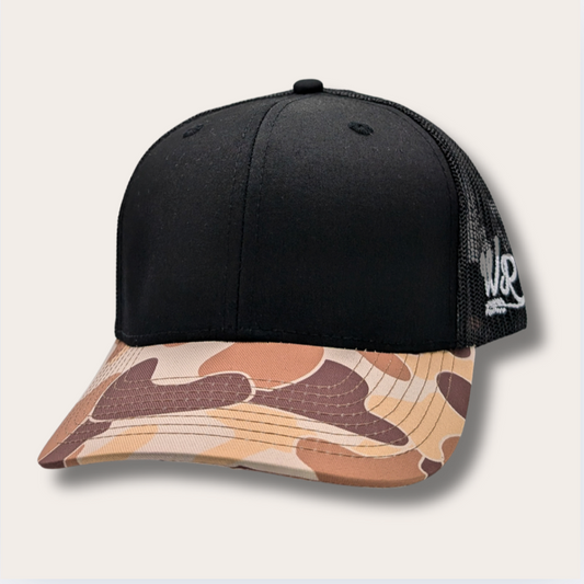 WR Black/Camo Snapback
