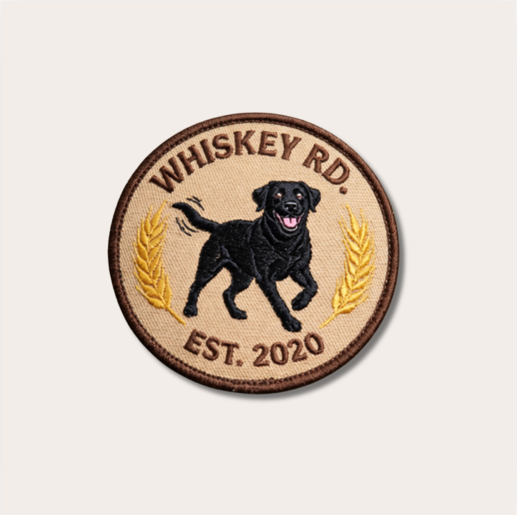 WR Black Lab Patch