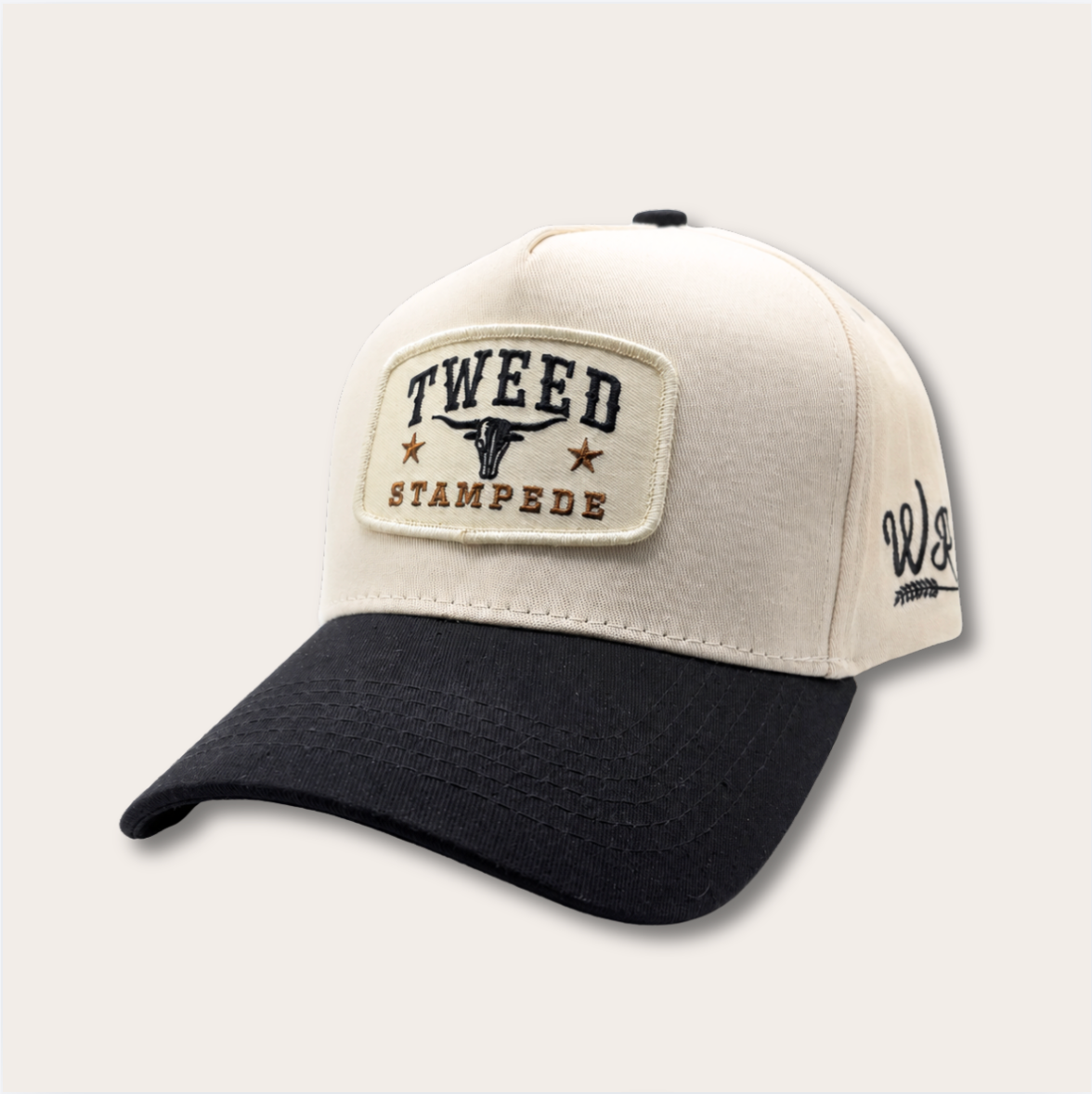 Tweed Stampede Patch (Off-white/ Black)