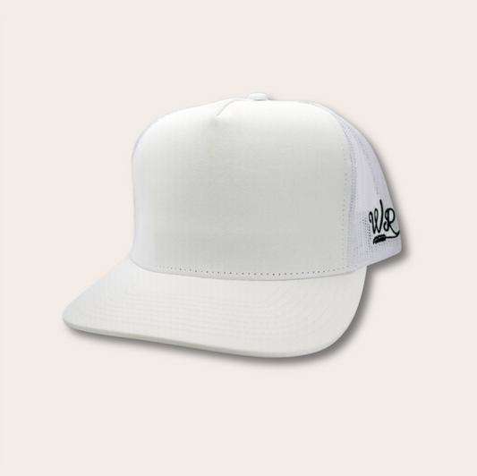 White Trucker Hat