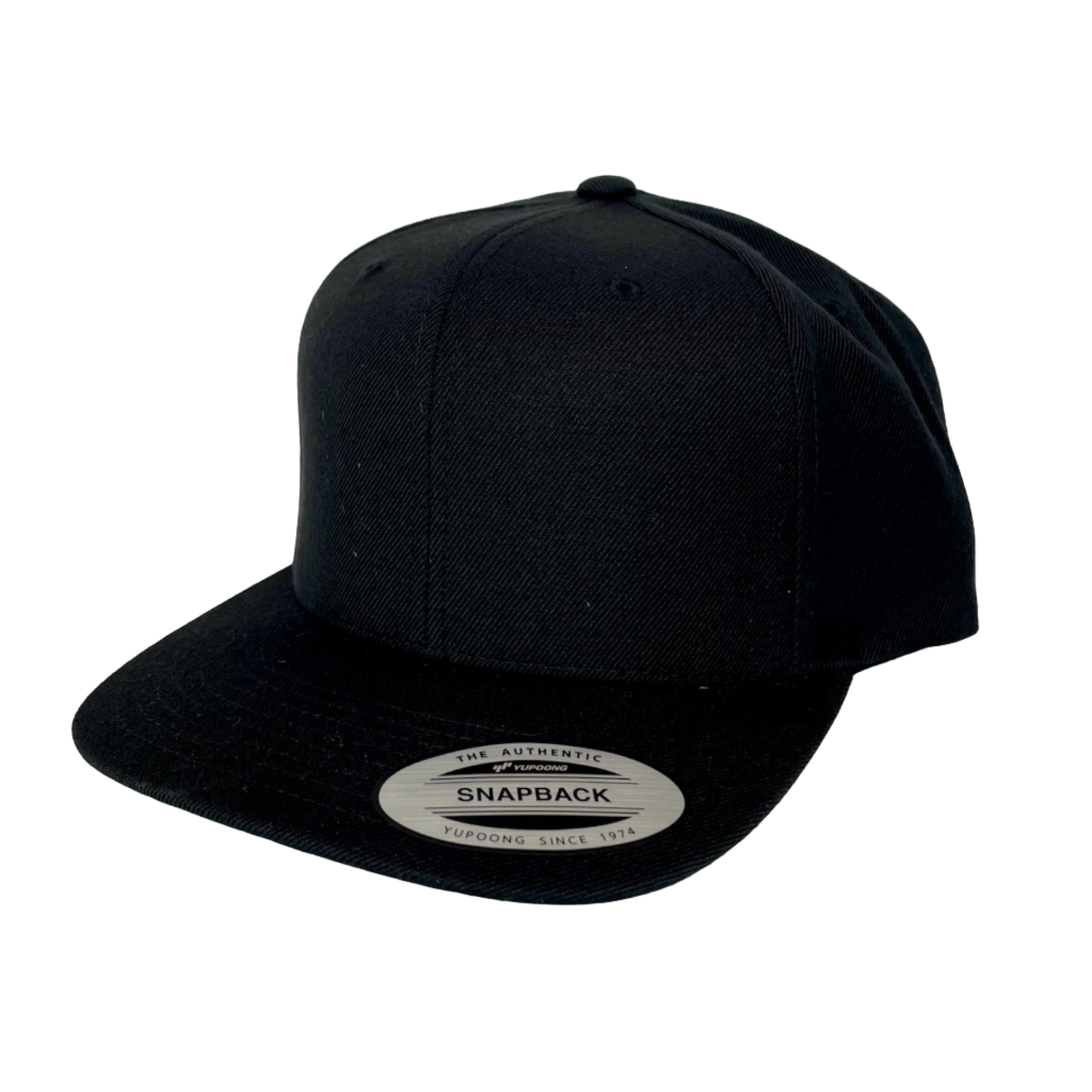 Black/Green Flat Bill Snapback