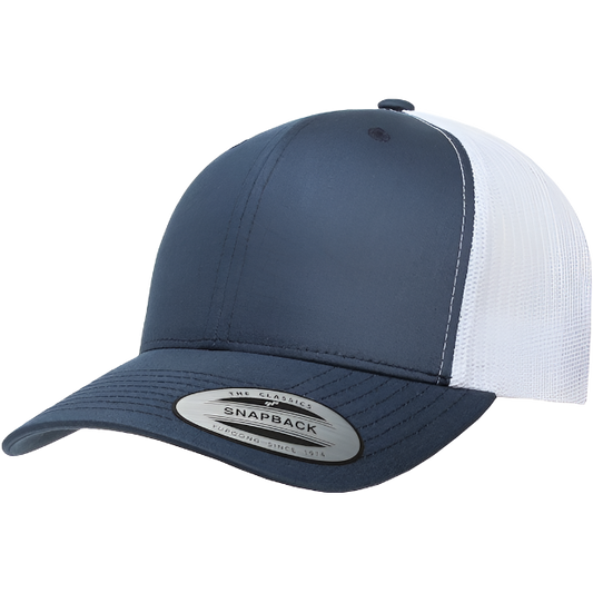 Navy/White 6-Panel Snapback