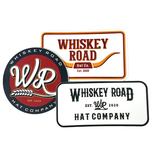 Classic Sticker Bundle - Whiskey Road Hat Company