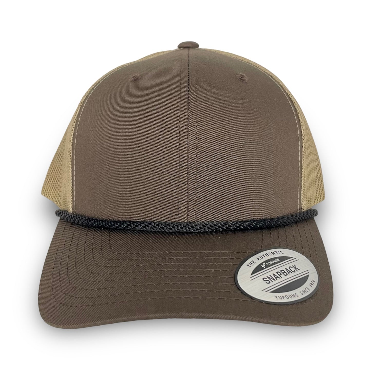 Brown/Khaki Snapback - Whiskey Road Hat Company