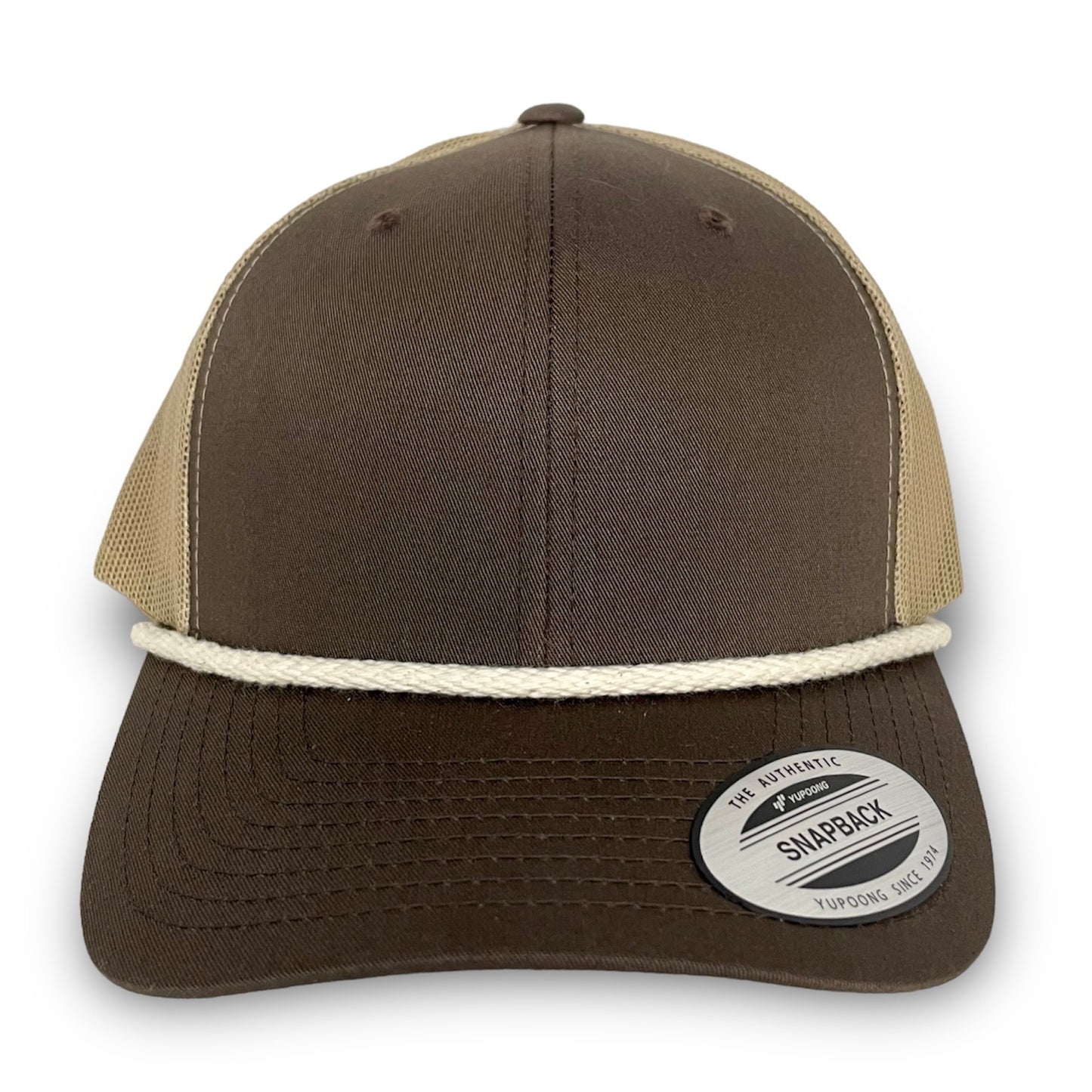 Brown/Khaki Snapback - Whiskey Road Hat Company